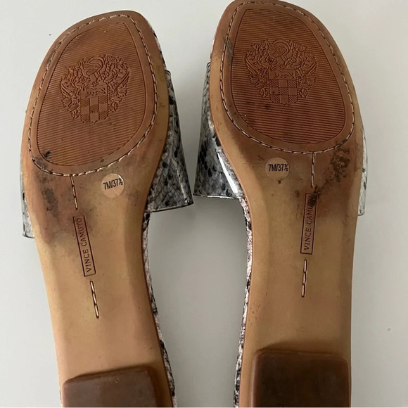 Vince  Camino Snake Prtindal Flat Sandal size 7 - Picture 5 of 6